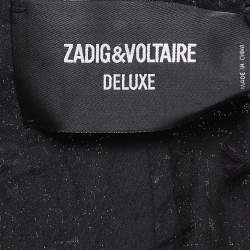 مملوكة مسبقًا Zadig & Voltaire Deluxe Black Sequined Vest L