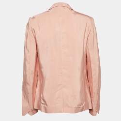 Pre Owned Zadig & Voltaire Deluxe Pink Star Jacquard Blazer M