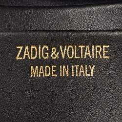 Zadig & Voltaire Gold Crinkled Leather XS Le Cecilia Bag