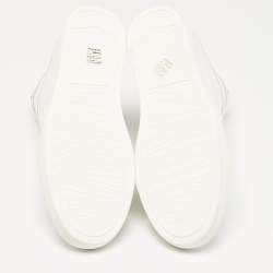 Zadig & Voltaire White Leather Flash High Top Sneakers Size 42