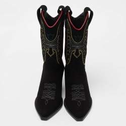 Zadig & Voltaire  Black Suede Midcalf Boots Size 39
