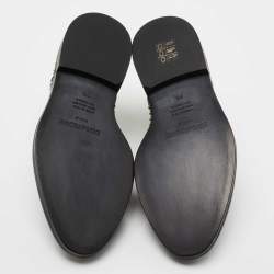 Zadig & Voltaire Black Leather Studded Youth Clous Oxfords Size 36