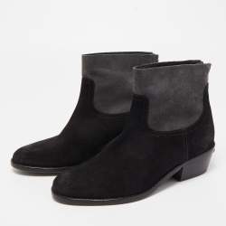 Zadig & Voltaire Black Suede Ankle Boots Size 36