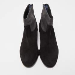 Zadig & Voltaire Black Suede Ankle Boots Size 36