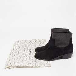 Zadig & Voltaire Black Suede Ankle Boots Size 36