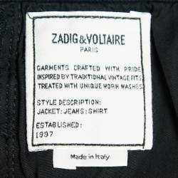 Zadig & Voltaire David Black Denim Jeans L
