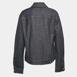 Zadig & Voltaire Blue Denim Button Front Jacket XL