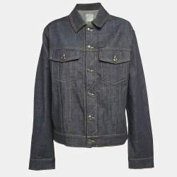 Zadig & Voltaire Blue Denim Button Front Jacket XL
