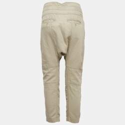 Zadig & Voltaire Beige Linen Blend Plumo Cropped Pants S