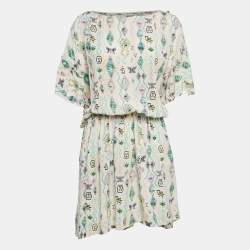 Zadig and Voltaire Multicolor Printed Roxana Kilm Mini Dress L