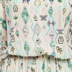 Zadig and Voltaire Multicolor Printed Roxana Kilm Mini Dress L