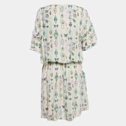 Zadig and Voltaire Multicolor Printed Roxana Kilm Mini Dress L