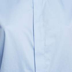 Pre Owned Zadig & Voltaire Blue Cotton Sydney Pop Eco Shirt L