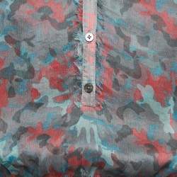 Zadig & Voltaire Deluxe Multicolor Ribal Print Silk Crepe Mini Dress XS