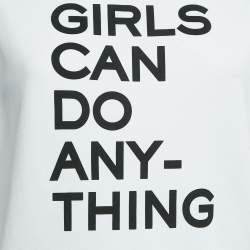 Pre Owned Zadig & Voltaire White Printed Cotton Bella T-Shirt S