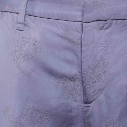 Zadig & Voltaire Lavender Floral Jacquard Trousers M