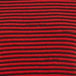 Zadig & Voltaire Red/Blue Stripe Wool Knit Crewneck Sweater XS
