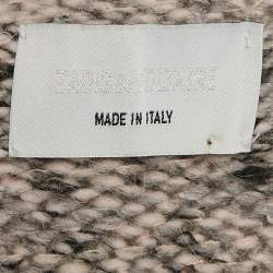 Zadig & Voltaire Grey Knit Open Front Cardigan XS/S