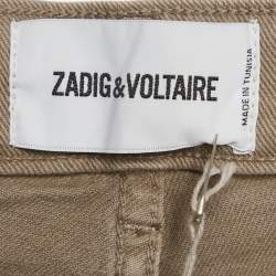 Zadig & Voltaire Grey Denim Skinny Platine Jeans M Waist 29"