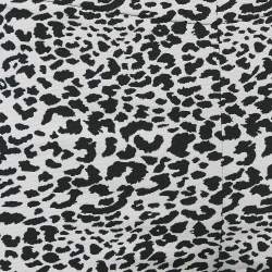 Zadig & Voltaire White/Black Leopard Jacquard Pharell Trousers M