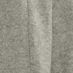 Zadig & Voltaire Deluxe Grey Cashmere Fringed Open Front Paloma Cardigan XS/S