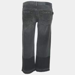 Zadig & Voltaire Grey Denim Patch Jeans M Waist 28"