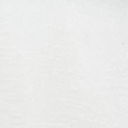 Zadig & Voltaire White Linen Knit V-Neck Wassa Top S