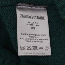 Zadig & Voltaire Green Wool Knit Sweater XS