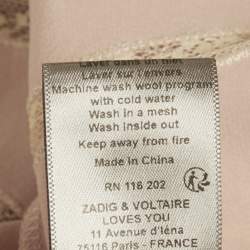 Pre Owned Zadig & Voltaire Pink Silk Lace Trimmed Chery Crepuscule Midi Slip Dress XS