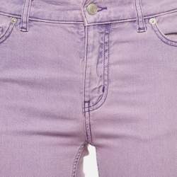 Pre Owned Zadig & Voltaire Purple Denim Flared Jeans M Waist 30"