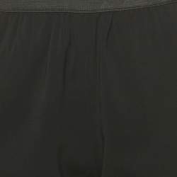 Pre Owned Zadig & Voltaire Black Crepe Paule Band Trousers M