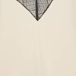 Pre Owned Zadig & Voltaire Light Pink Silk Lace Trimmed Christy Deluxe Camisole M