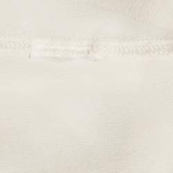 Pre Owned Zadig & Voltaire White Silk Lace Trimmed Camisole S