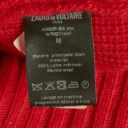 مملوكة مسبقًا سويتر زادك آند فولتيير أمبر بيس صوف فيفر أنتارسيا أحمر مقاس متوسط - ميديوم