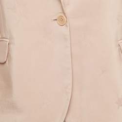 مملوكة مسبقًا Zadig & Voltaire Pink Star Patterned Crepe Victor Jacq Blazer S