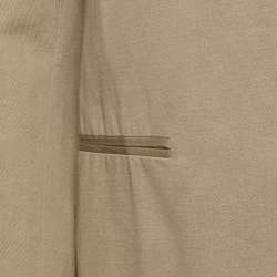 Pre Owned جاكيت فولي غاباردين بيج مفتوح من الأمام زاديج أند فولتيير مقاس متوسط - ميديم