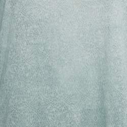 Pre Owned Zadig & Voltaire Mint Green Printed Overdye Mini Dress S