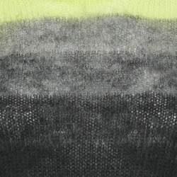 Pre Owned Zadig & Voltaire Black/Green Ombre Mohair Georgia Sweater S