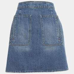 Pre Owned Zadig & Voltaire Blue Denim Juny Skirt M