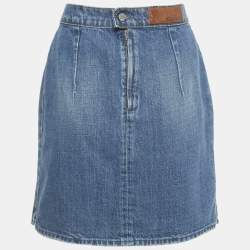 Pre Owned Zadig & Voltaire Blue Denim Juny Skirt M