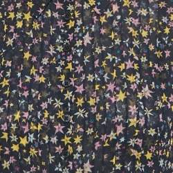 مملوكة مسبقًا فستان زادج وفولتير كرينكل كحلي غامق شيفون مطبوع صغير جداً