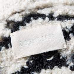 Zadig and Voltaire Cream Crochet Knit Merino Wool Open Front Pix Hook Cardigan XS