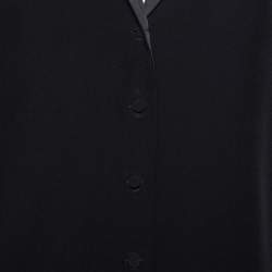 Pre Owned Zadig and Voltaire Black Silk Timothee Deluxe Shirt S