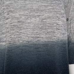 Zadig & Voltaire Ombre Lurex Rib Knit Just Sweater L