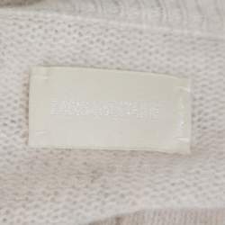 Pre Owned Zadig and Voltaire Grey Cashmere Delly Bis Sweater L