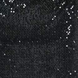 Zadig & Voltaire Black Sequined Mini Skirt S