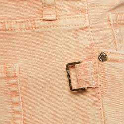Zadig & Voltaire Light Orange Washed Denim Eva Snow Jeans M Waist 27"