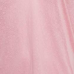 Zadig & Voltaire Pink Wassa Burn Knit V-Neck T-Shirt M