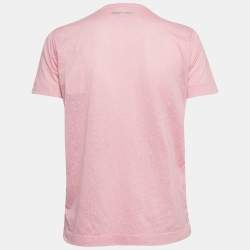 Zadig & Voltaire Pink Wassa Burn Knit V-Neck T-Shirt M