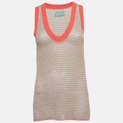 Zadig & Voltaire Multicolor Lurex Knit Tank Top S